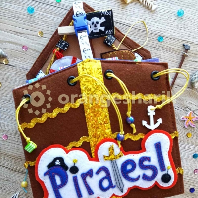 ФетроФеи - Пиратский минибук, нарезка св