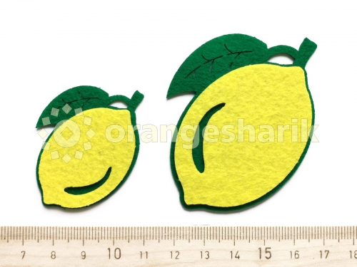 Фрукты, ягоды из фетра - Лимон